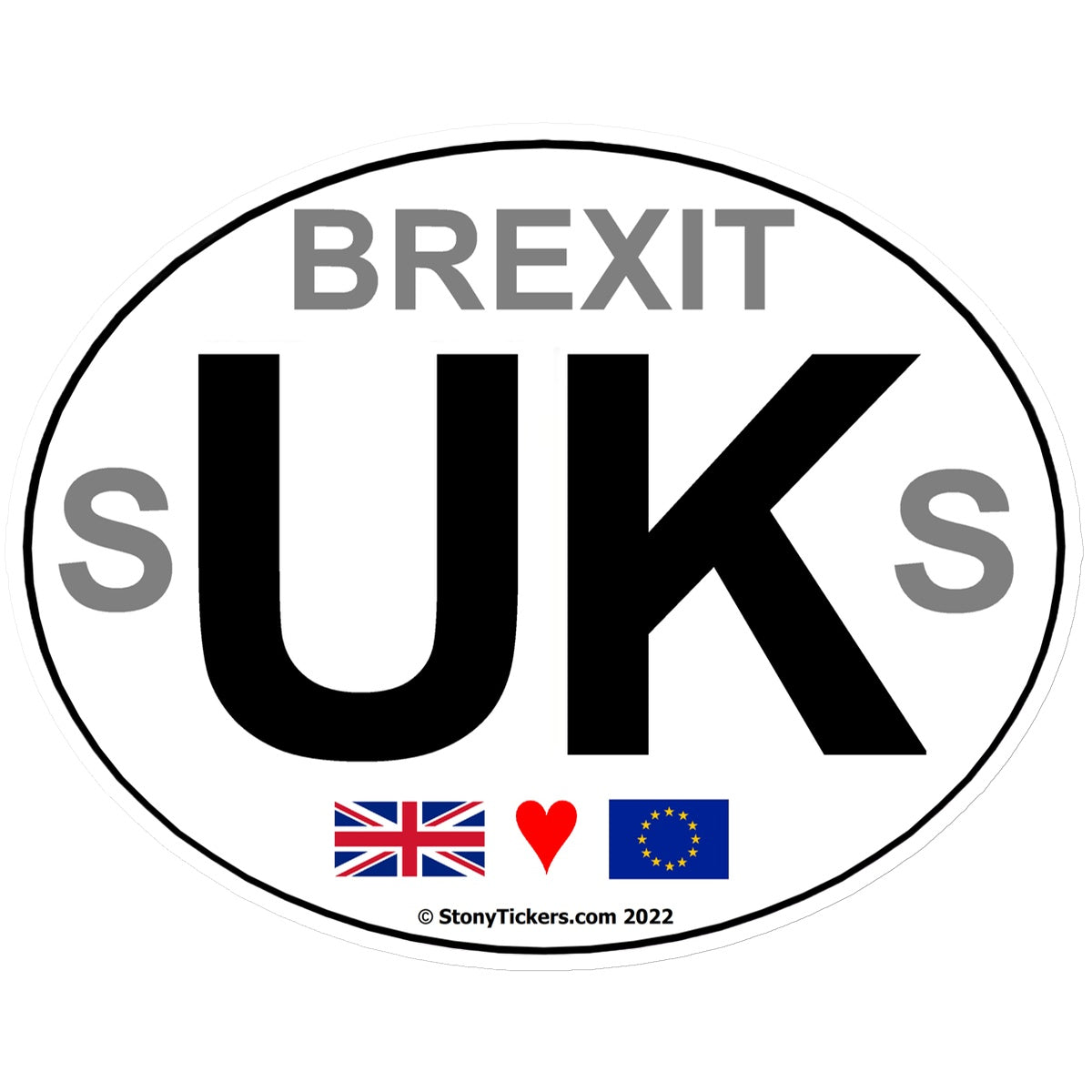 Brexit sUKs Car Sticker